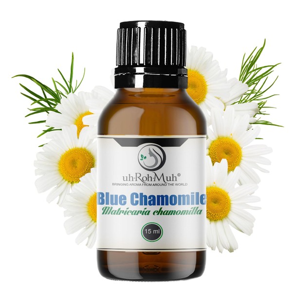 uh*Roh*Muh Premium 15 ml German Chamomile Essential Oil from Egypt - Luxurious Aroma - Ideal for Skincare