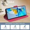 Shantime Leather Wallet Case Compatible with AGM H5, Colorful Flip
