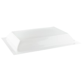 RecPro RV Skylight Outer Dome | 14" x 22" Universal Outer Skylight (White)
