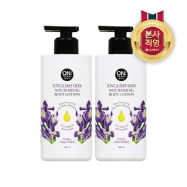 On the Body [LG Household &amp; Health Care] On the Body Flower Iris Body Lotion 400ml x 2 / 온더바디 [LG생활건강] 온더바디 플라워 아이리스 바디로션400ml  x 2개