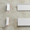 Risunpet Baseboard Corner Blocks 4inch, 2 Inside + 2 Outside