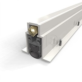 TMS Automatic Door Bottom/Fully Mortised/Heavy Duty with Neoprene Bulb Seal / 1" Drop / 36 Inch Long