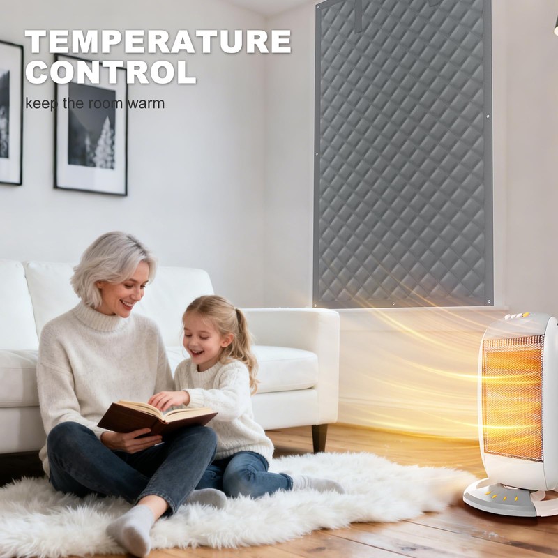 AGHITG Window Insulation for Winter, Thicken Cotton Layer Thermal Window