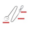 Key Chain, 38cm Long Heavy Duty Key Ring with Belt