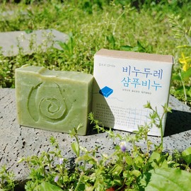 Soap Dure Aloe Shampoo Soap Handmade CP Method Natural Soap, 1 Piece / 비누두레 알로에 샴푸비누 수제 CP방식 천연비누, 1개 단품