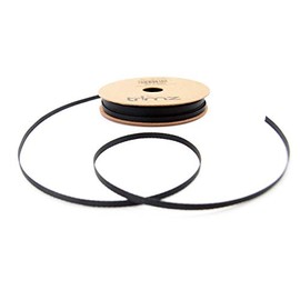 Trimz Grosgrain Ribbon, Black, 3mm x 5m