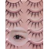 Beary Lashes | Nautural/Dramatic False Eyelashes, Pack of 10, No.9