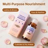 Organic Castor Oil Roll On with Rose Quartz Roller -