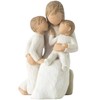 BSNRDX Mother and Son Figurines Mom and Child Statues Sculpted