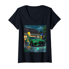 Womens RS Comic Strip, a Nice Gift idea for Men and Women V-Neck T-Shirt