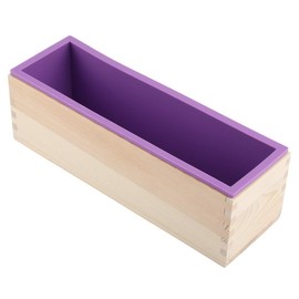 Moldes de jabón de Silicona, Caja de Madera, Capacidad Rectangular de 1200 ml para Hacer Pasteles para Hacer jabón