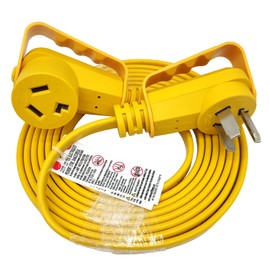 Parkworld EV Extension Cord, Dryer 3-Prong NEMA 10-30 Flat Extension Cord, EV 10-30P to 10-30R, 30A, 125V/250V, 7500W (15FT)