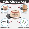 BIHOMIFI Baseball&Softball Display Memorabilia Holder Baseball Bat Storage Baseball Display