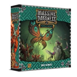 Asmodee - Massive Darkness 2: Volk Fatato – Box Feinde, Erweiterung des Brettspiels, italienische Ausgabe