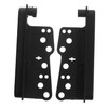 BUGUUYO 2pcs Double Din Dash Stereo Side Trim Brackets for
