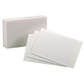 Oxford 40159-SP 4" X 6" White Ruled Index Cards 100 Count