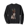 German Shorthaired Pointer Reindeer Christmas Dog Sweatshirt