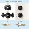 KNOBWELL Keyed Alike Door Knob and Double Cylinder Deadbolt Set,