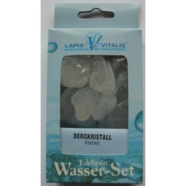 Edelstein Wasser-Set Bergkristall