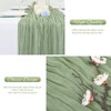 10 Pack 10Ft Sage Green Cheesecloth Table Runner Boho Romantic