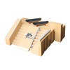 NJYW 8-in-1 Fingerboard Skate Park Kit with 3 Mini Fingerboards,