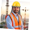 Operitacx 3pcs Hard Hat Neck Shade Breathable Reflective Sun Shade