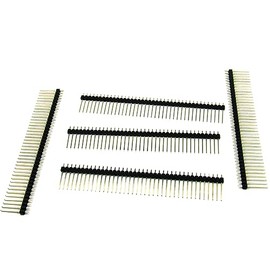 POPESQ® #A2704 Pin Header 2.54 mm 40-Pin Can Be Cut Out Straight Long Pack of 5