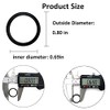 Ficero Crush Washer 5/8x24 Thread Steel for 308 (Pack of