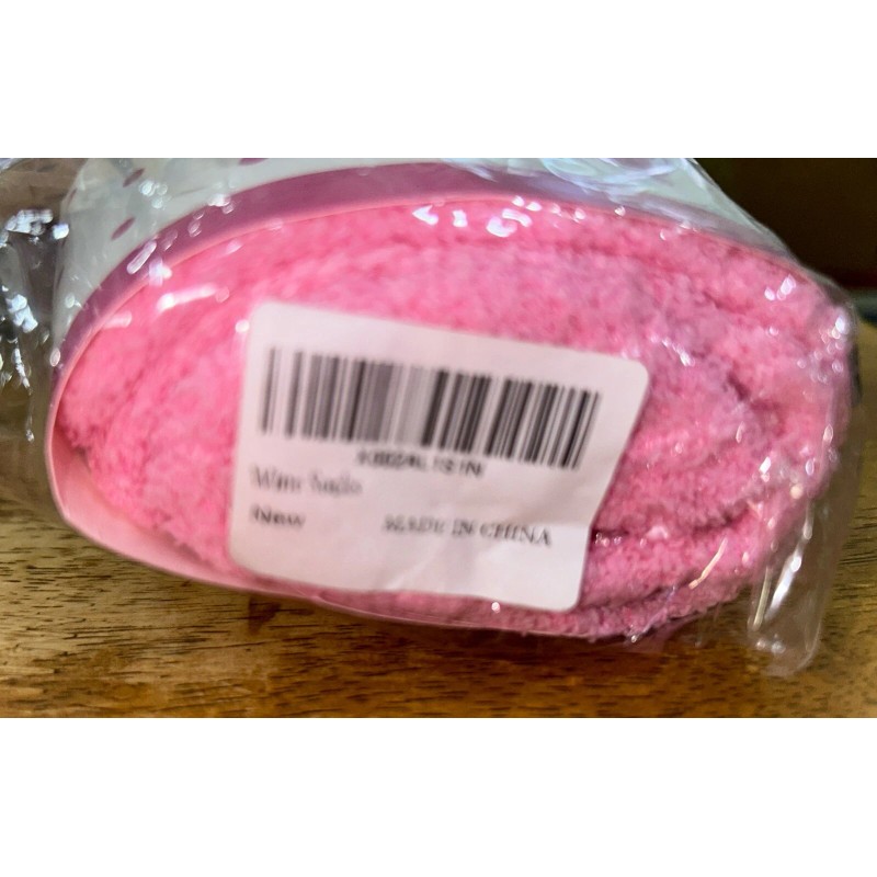 Topper New Pink Wine Socks With Bottle Topper