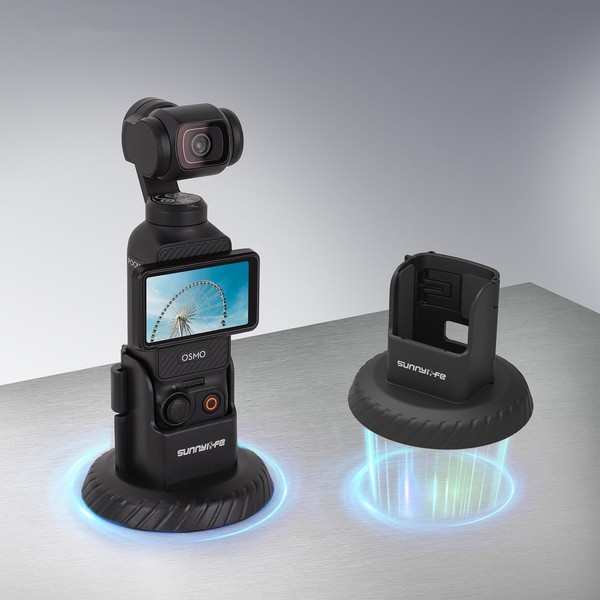 Magnetic Base Mount Compatible with Pocket 3, Quick Release Vlog