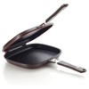 Happycall Titanium Nonstick Double Pan, Flip Pan, Square, Dishwasher Safe,