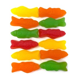 SweetGourmet Assorted Fruit JuJu Fish | Bulk Candy | 2 Pounds