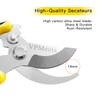 VPMeetx Secateurs Pruning Scissors - Professional High Carbon Alloy Steel