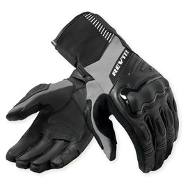 REV'IT! Men's Sand 5 H2O Adventure Touring Motorcycle Gloves (Black - Large)