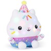 Gabby's Dollhouse Celebrations, Sprinkle Party Cakey Cat Plush, 10-Inch Interactive