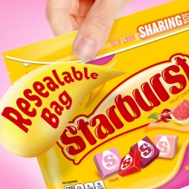 STARBURST FaveReds Fruit Chews, Sharing Size, 15.6 oz Resealable Bag