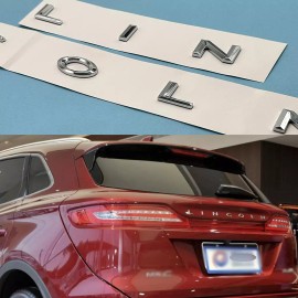 Unbranded Rear Tailgate Letters Emblem For 2020-2024 Lin-coln Trunk Lid Badge Chrome