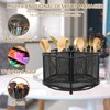 Kitchen Utensil Holder 360° Rotating Metal Mesh Utensil Organizer 5
