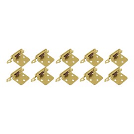 Herrajes Guerrero Bisagra Americana Dorado Brillante Bisagra De Parche 60 Pzas