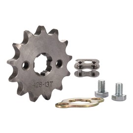 WOOSTAR Motorcycle 428-13T Front Sprocket 17mm for 50cc 70cc 90cc 110cc 125cc Dirt Pit Bike Mini Bike ATV 4 Wheeler Moped