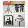Paris 4-Pack Stencil Set