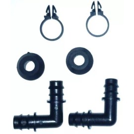 NORTHSTAR HYDROPONICS 2 HYDROPONIC SIGHT LEVEL TUBE DRAIN KIT FOR HYDRO SYSTEM RESERVOIR OR BUCKET