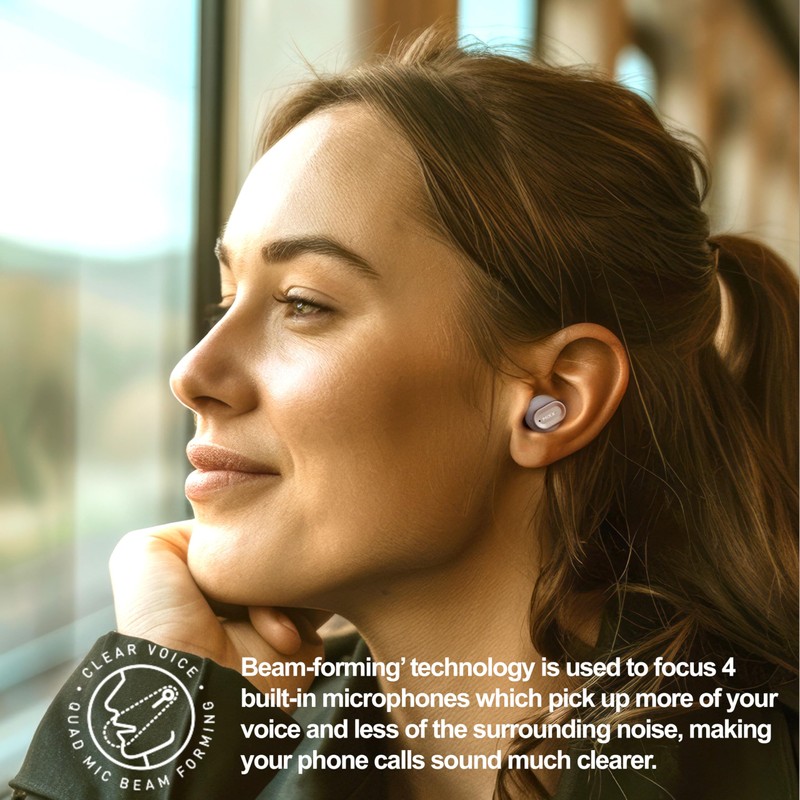 MIXX StreamBuds Custom 1 True Wireless Earbuds – 24hr Battery,