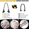 KIKIGOAL Ergonomic Triceps Pull Down Rope with Non-Slip Handles,Forearm Trainer