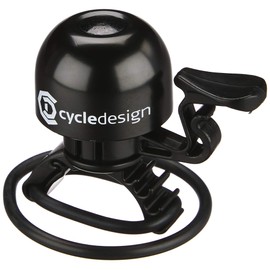 サイクルデザイン(cycledesign) ベル 30㎜ 22.2-31.8㎜ アルミ ブラック 15151