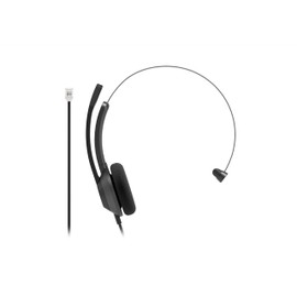 Cisco Headset 321 RJ9, Wired Single On-Ear Headphones, RJ9 Connection IP Phone, Carbon Black, 2-Year Limited Liability Warranty (HS-W-321-C-RJ9), Adjustable