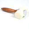 T-Shape Head Nylon Hammer Wooden Handle Leathercraft Carving Nylon Hammer