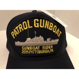 Eagle Crest Patrol Gunboat 2011 Pittsburgh, PA Navy Gunboat Rider Snapback Hat