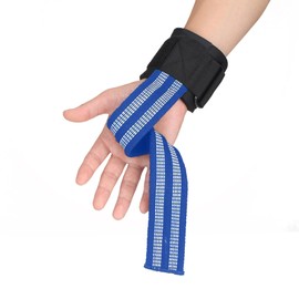 MOOCY Big Grip No-Slip Nylon Lifting Straps with DuraGrip for Weightlifting, Bodybuilding, Powerlifting, Strength Training, Deadlifts - Padded Neoprene Gym Straps(Pair)