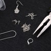 Grevosea 300 Pieces Small Screw Eye Pins Eyelets Screw Threaded